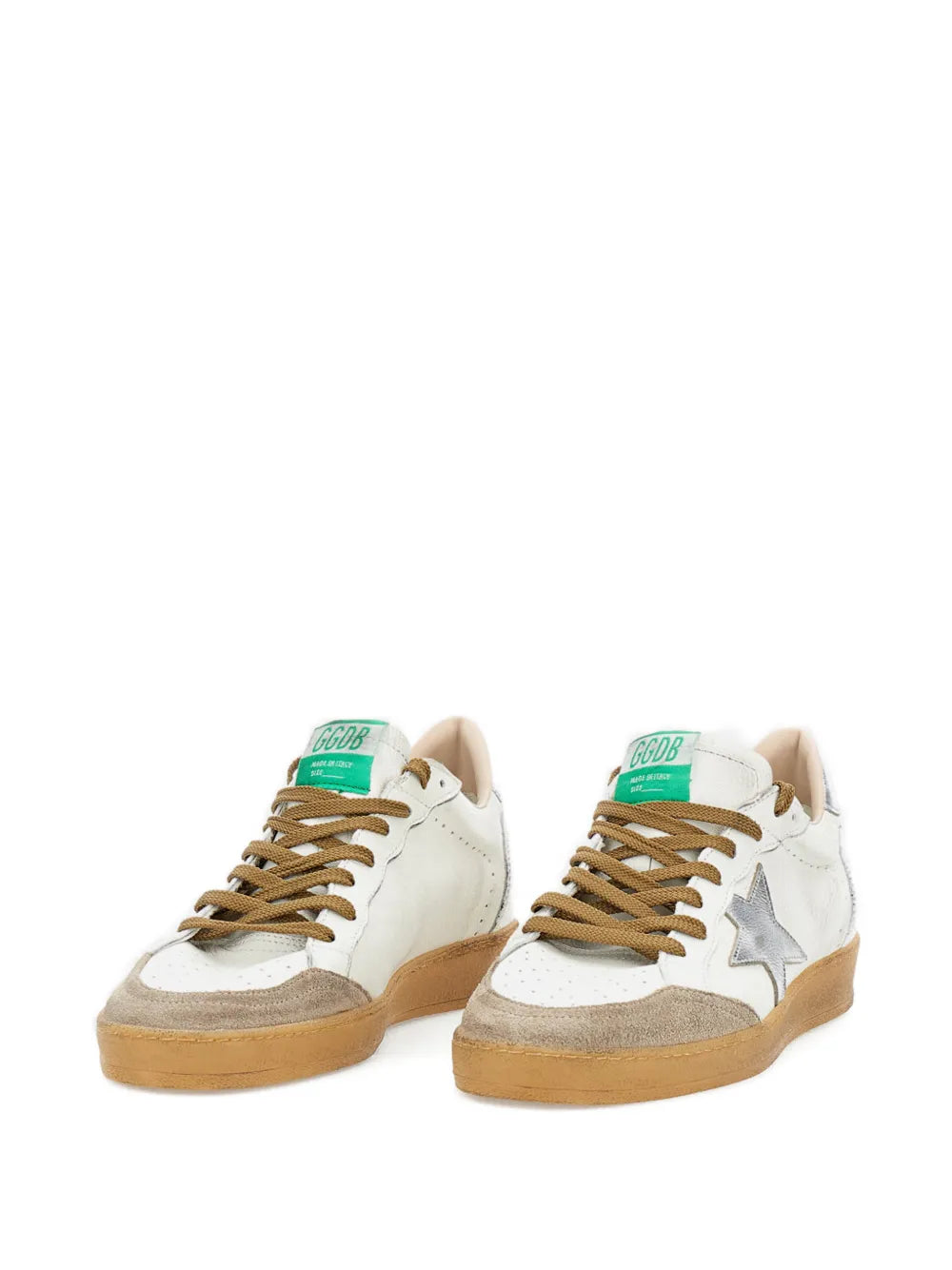 Golden Goose Star-Applique Leather Sneakers
