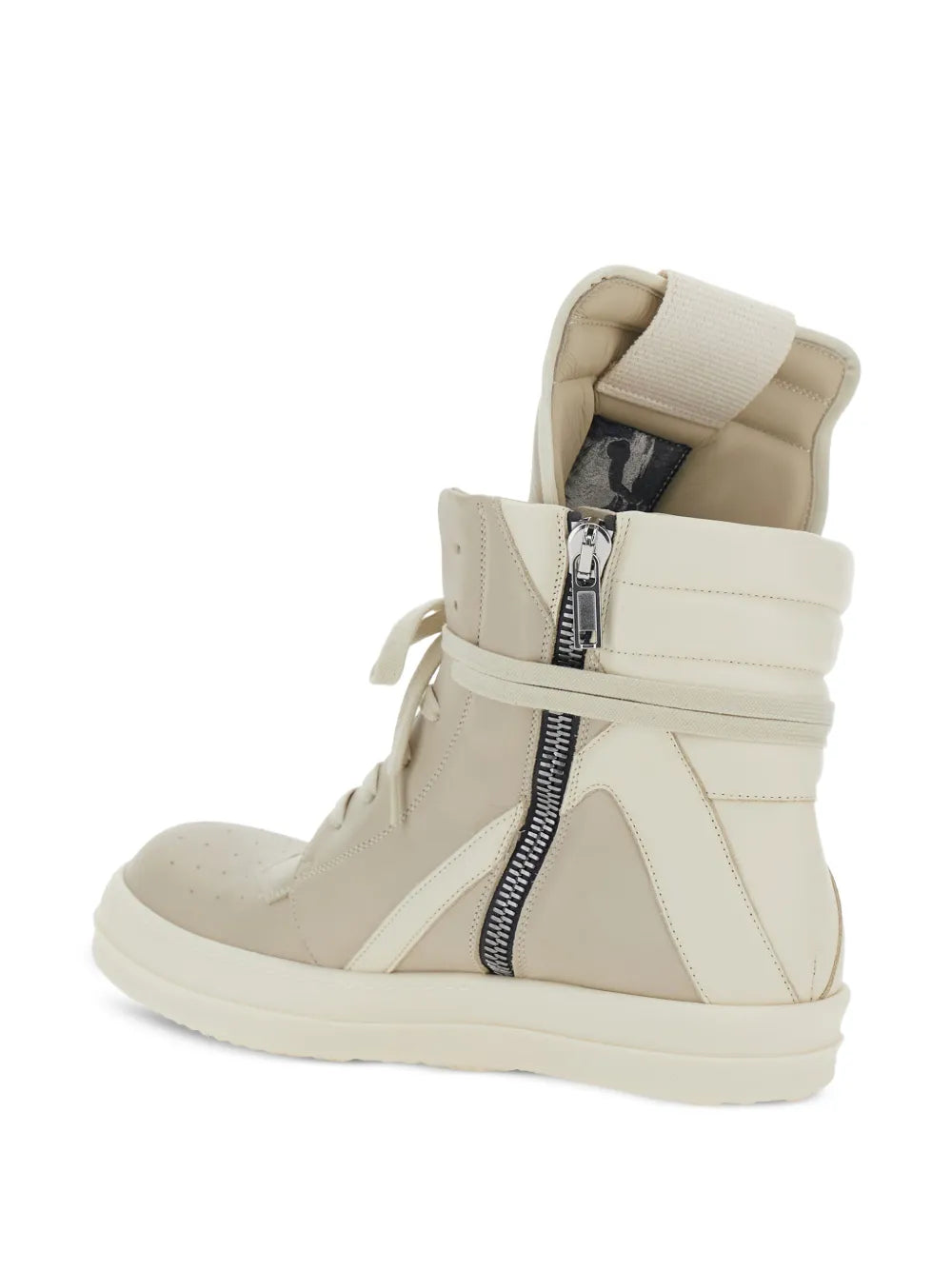 Rick Owens Lace-Up Zip Sneakers