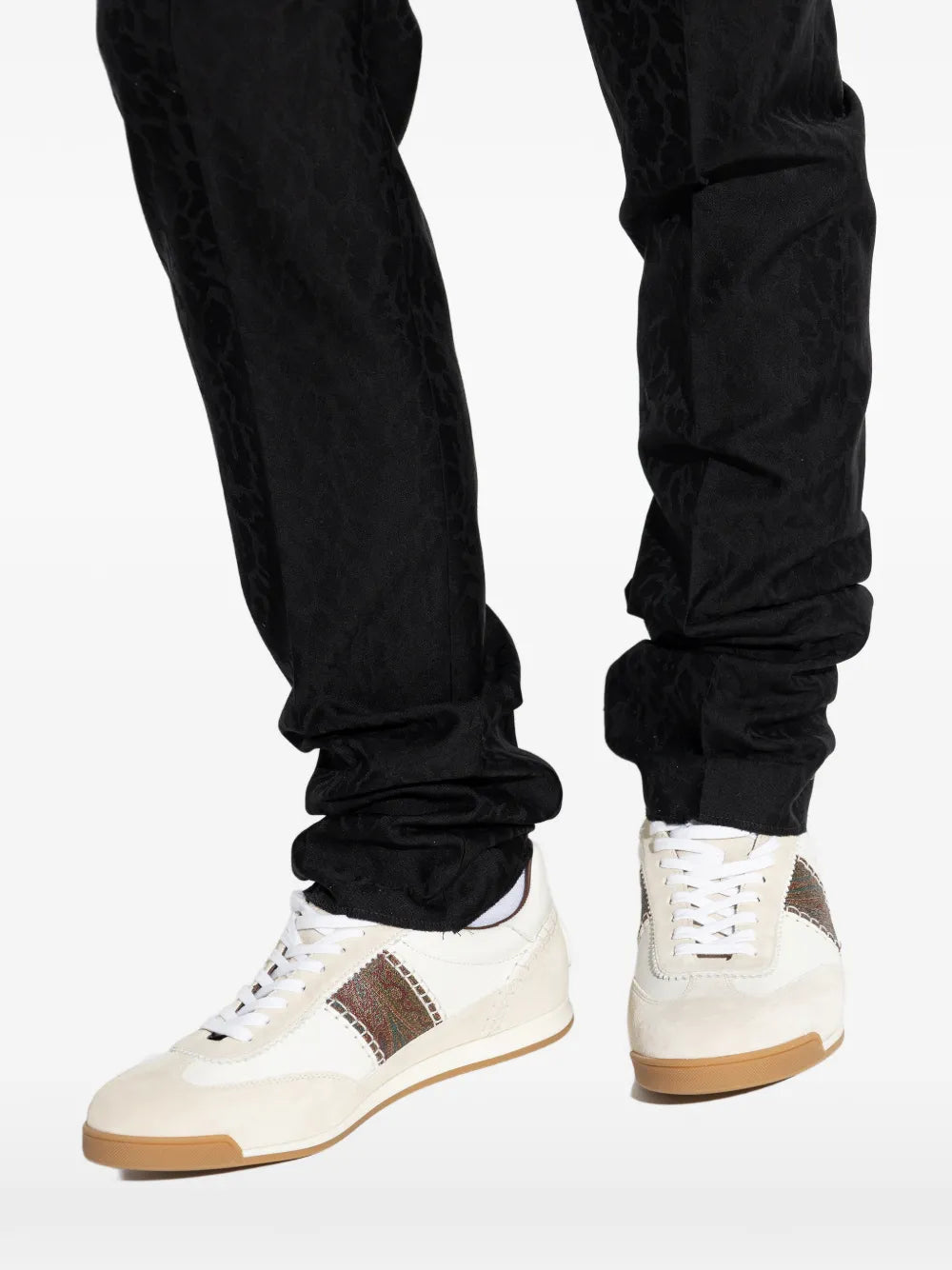 Etro Paisley Stripe Sneakers