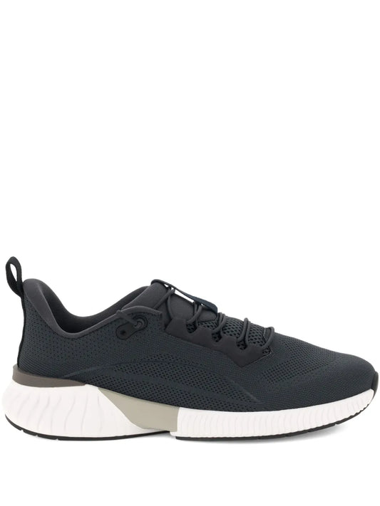 Boggi Milano Reflective Print Lace-Up Sneakers
