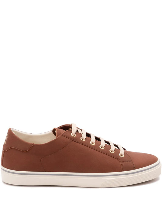 Brunello Cucinelli Leather Lace-Up Fastening Sneakers