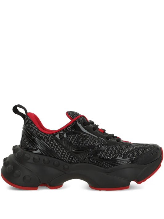Christian Louboutin Panelled Lace-Up Sneakers