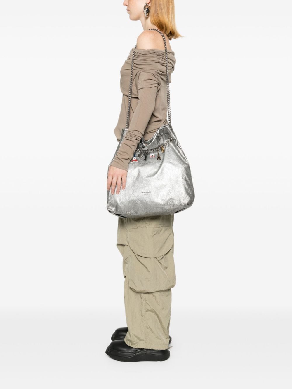 Balenciaga Women Medium Crush Tote Bag