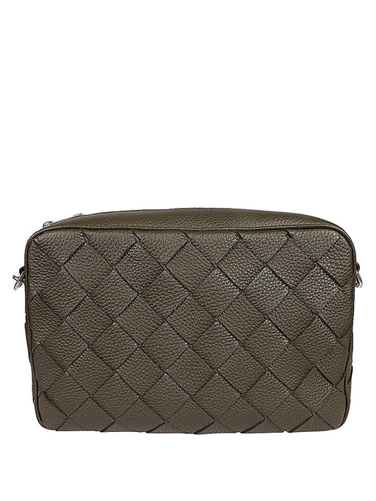 Bottega Veneta Men Leather Shoulder Bag