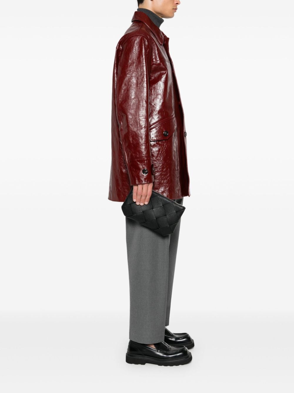 Bottega Veneta Men Handbag With Weaving
