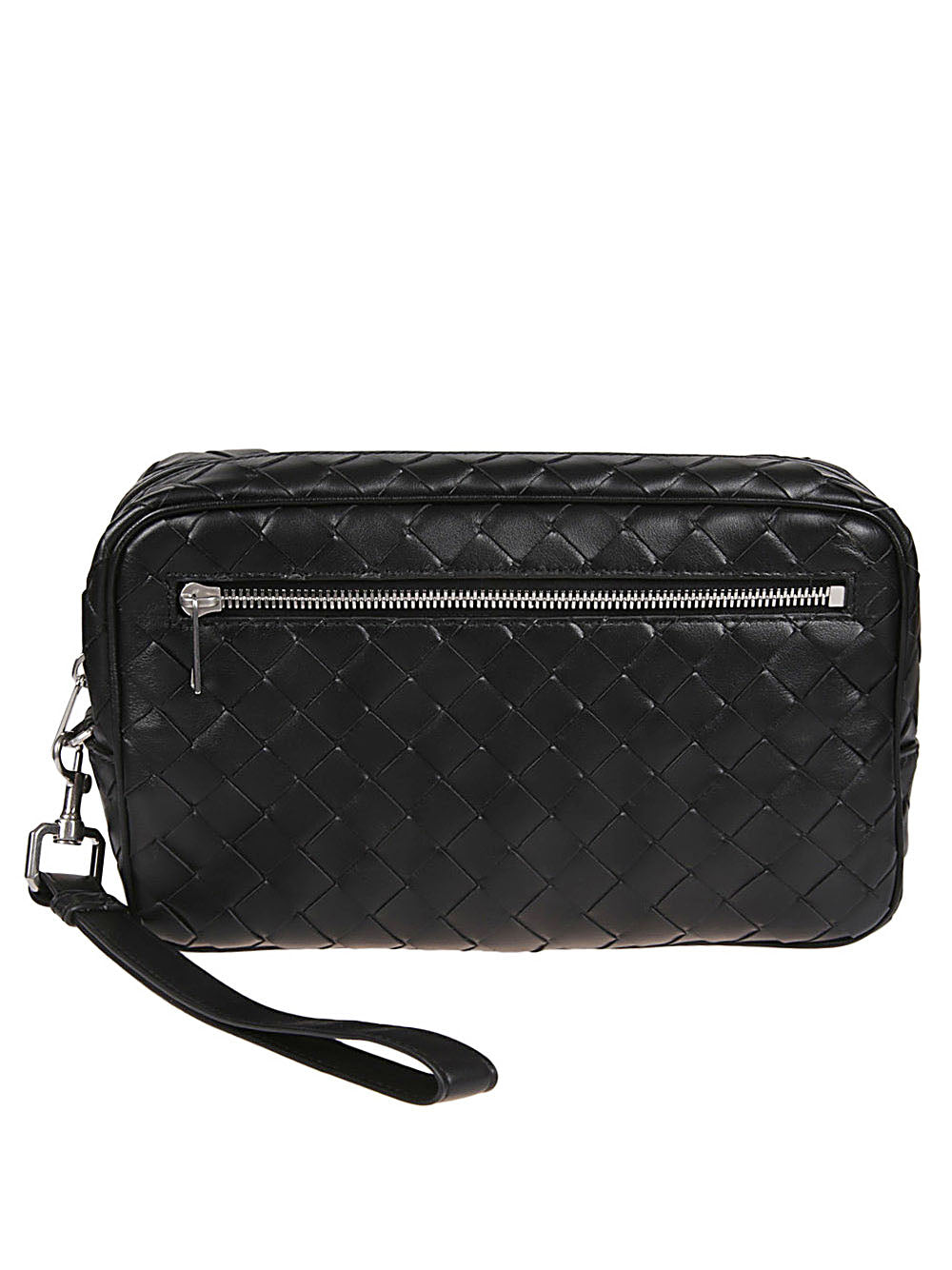 Bottega Veneta Men Woven Leather Clutch