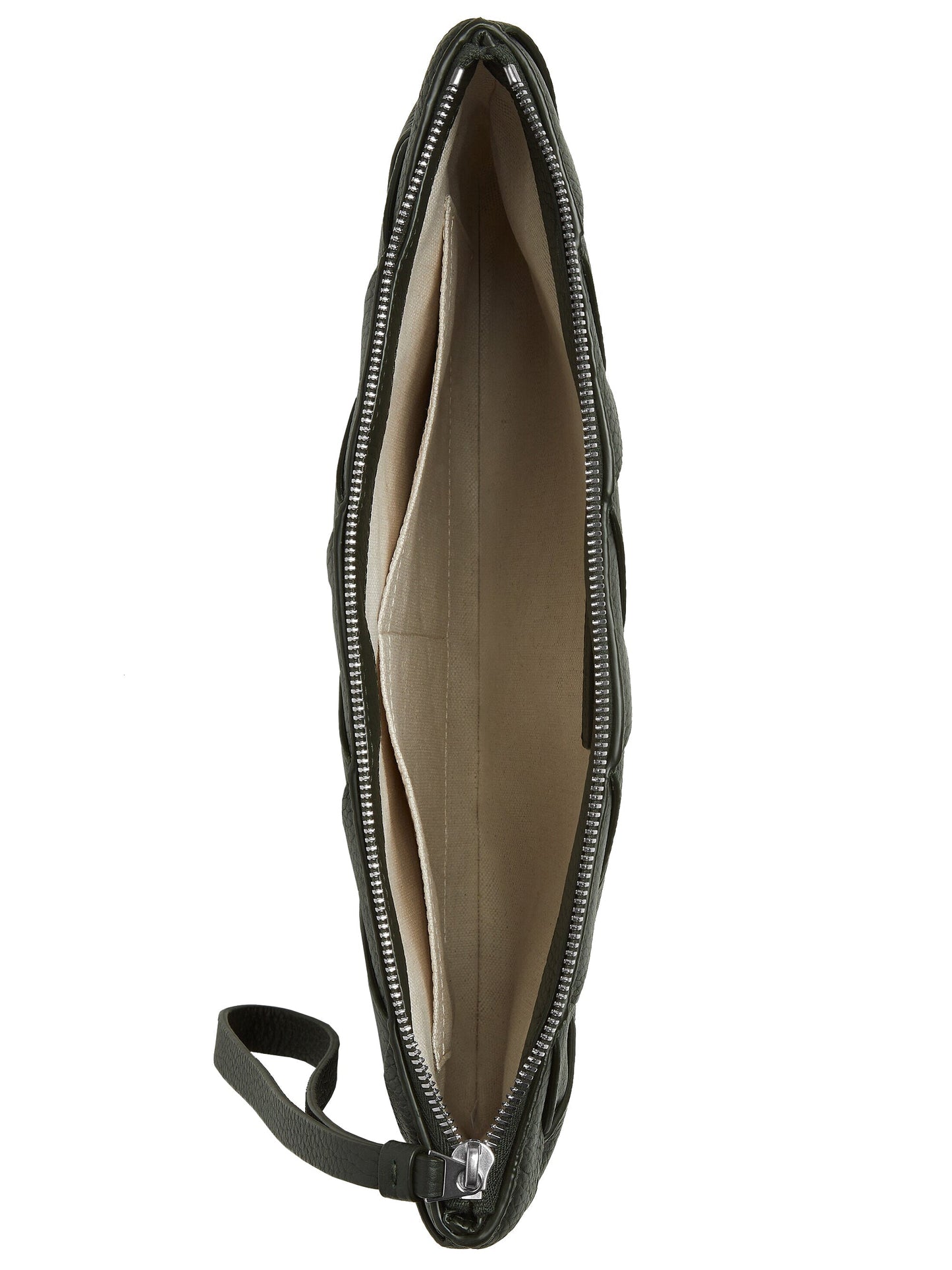 Bottega Veneta Men Woven Leather Clutch Bag