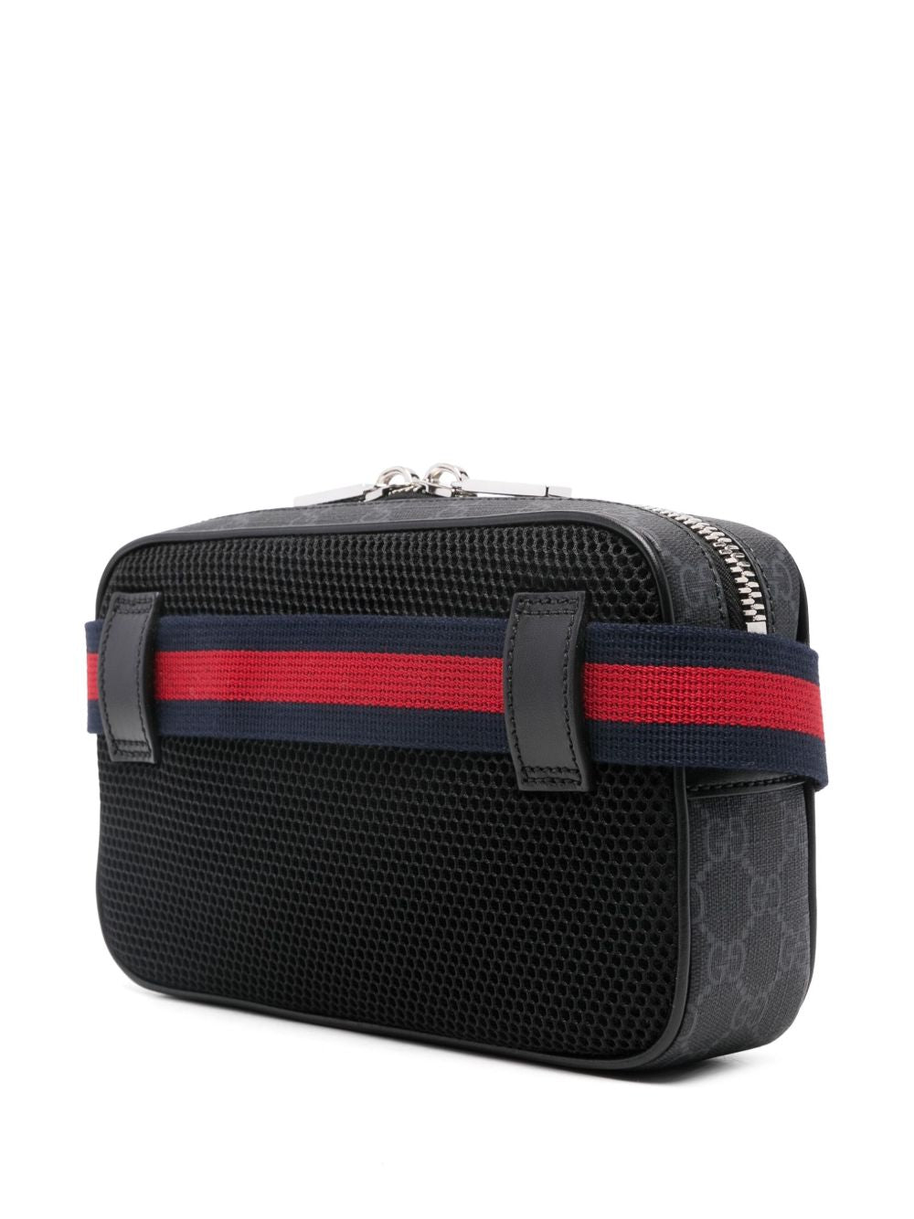 Gucci Men Black Monogram Bum Bag