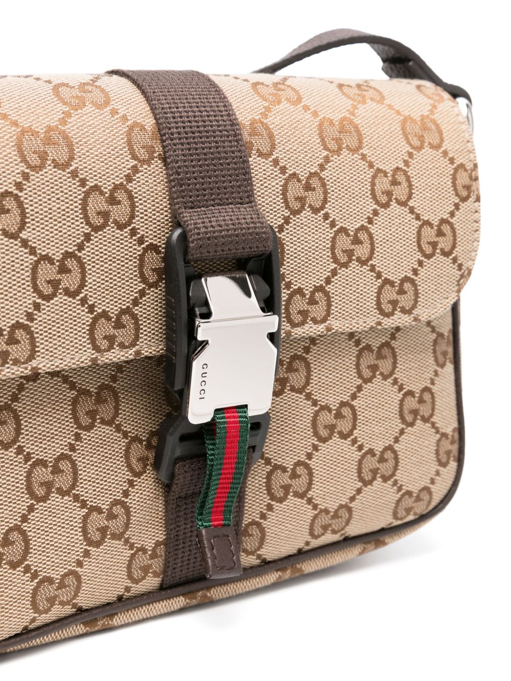 Gucci Men Gg Mini Messenger Bag
