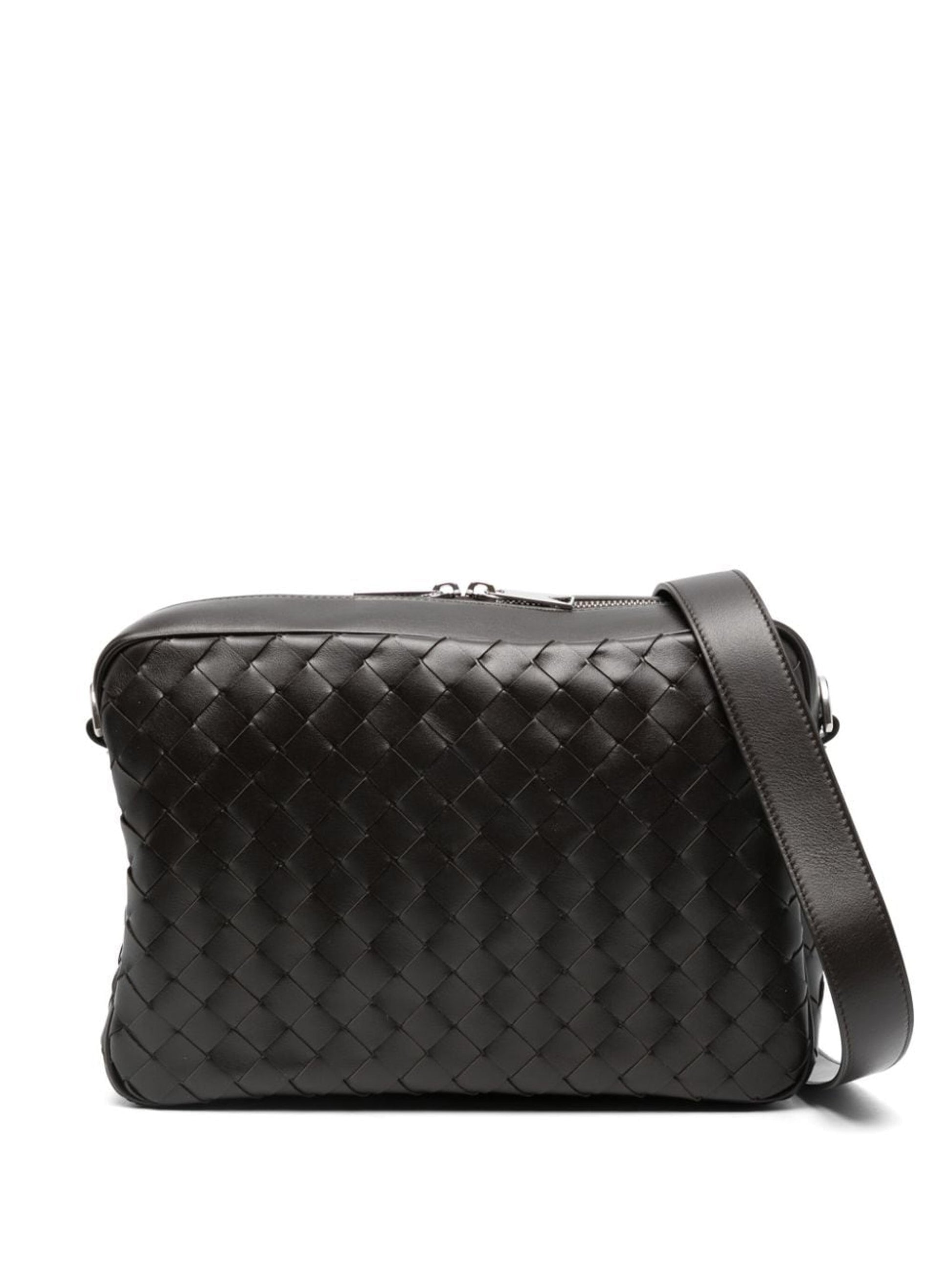 Bottega Veneta Men Woven Camera Bag