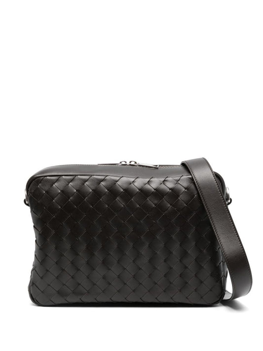 Bottega Veneta Men Woven Camera Bag