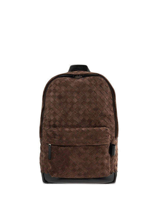 Bottega Veneta Men Leather Backpack