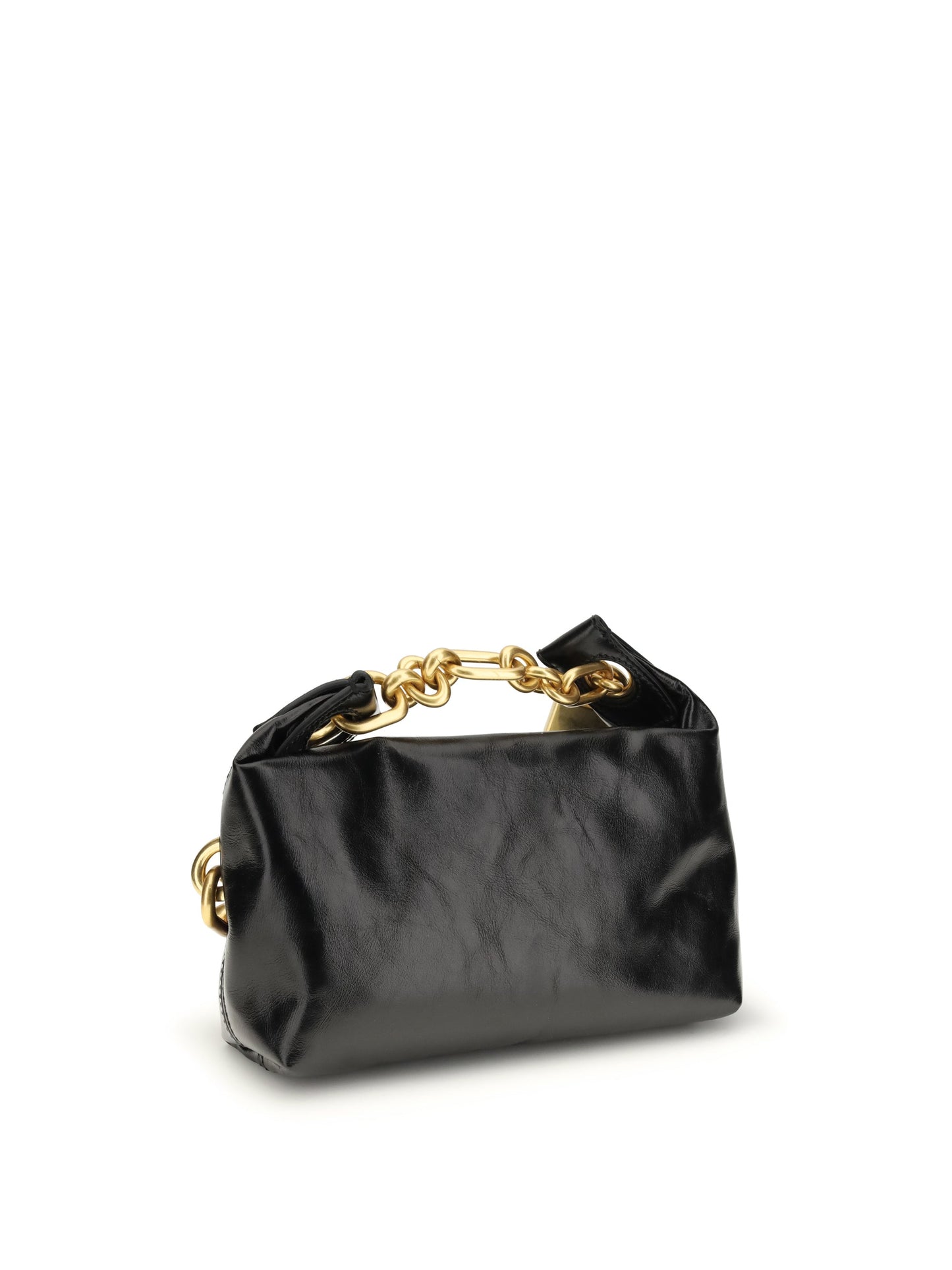 Balmain Women Sync Mini Leather Shoulder Bag