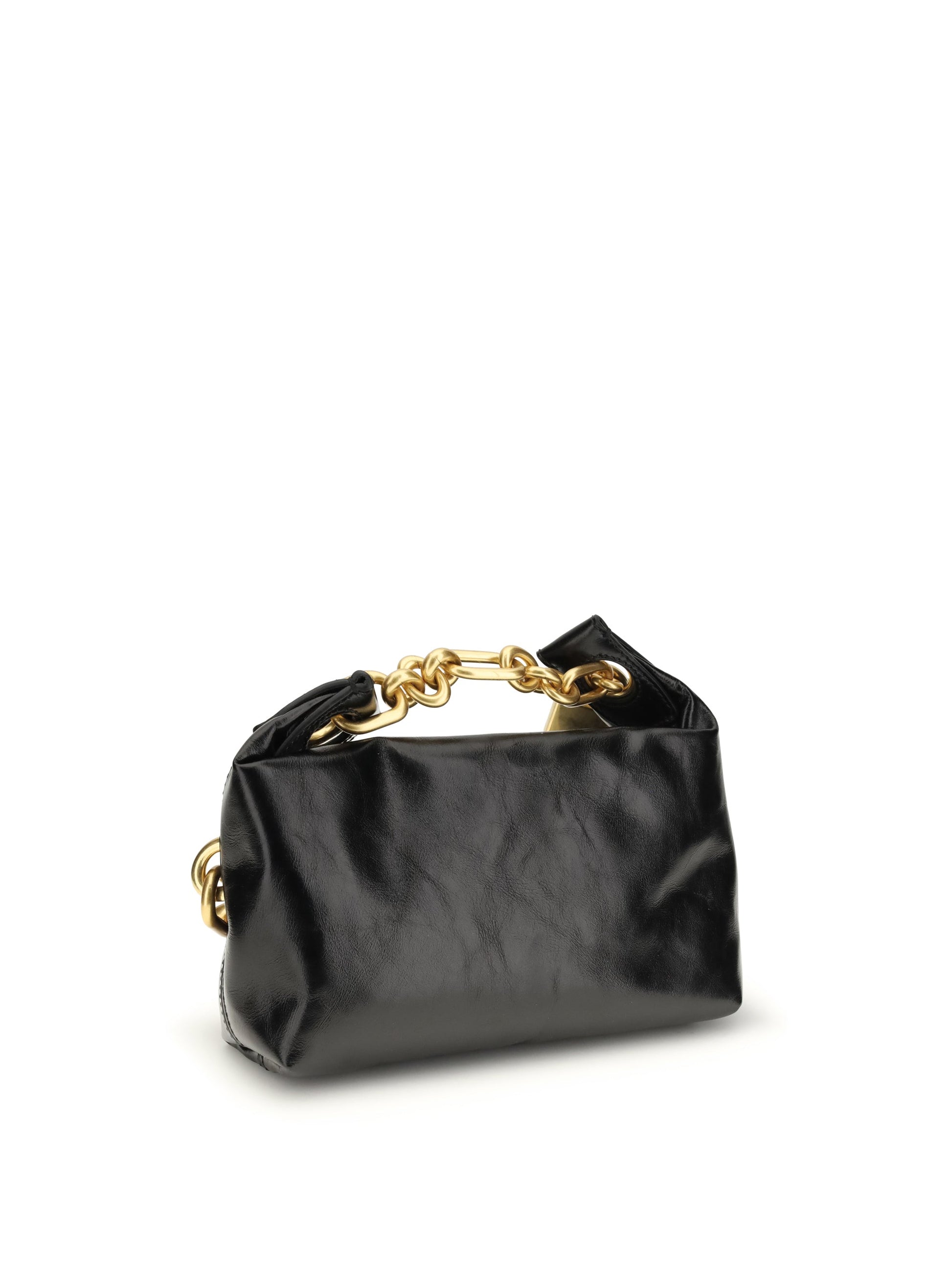 Balmain Women Sync Mini Leather Shoulder Bag