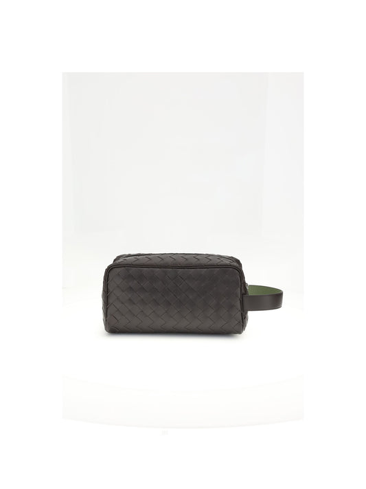 Bottega Veneta Men Intrecciato Travel Clutch