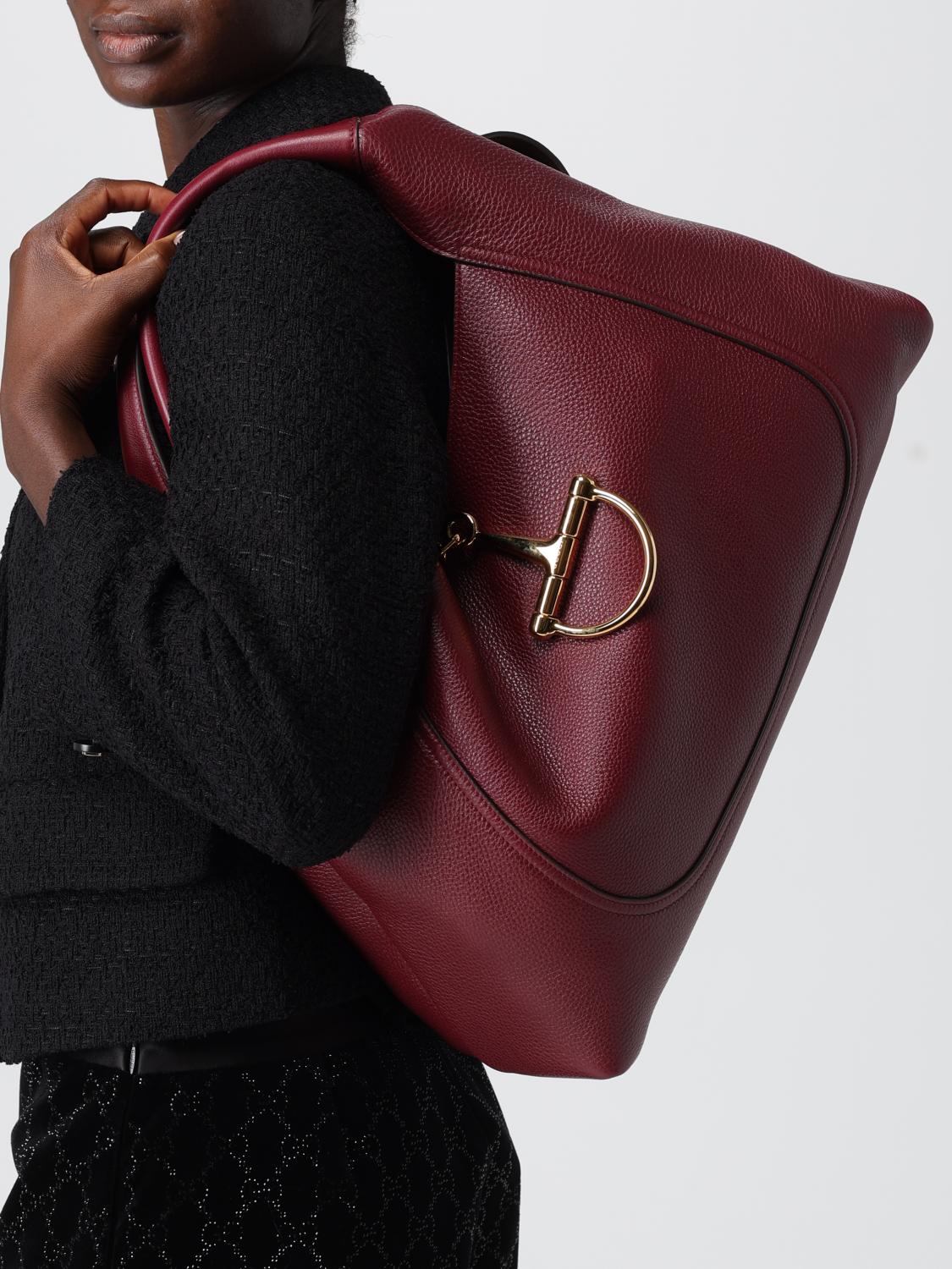 Gucci Shoulder Bag Woman Burgundy