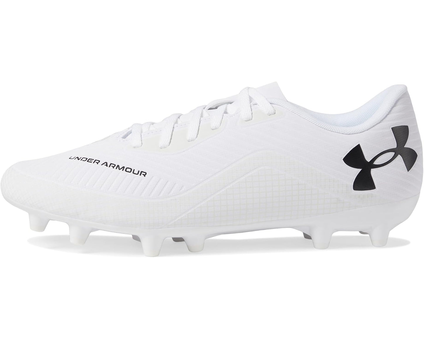 Unisex Under Armour Shadow Select 2 Football Cleats White/White Clay/Black