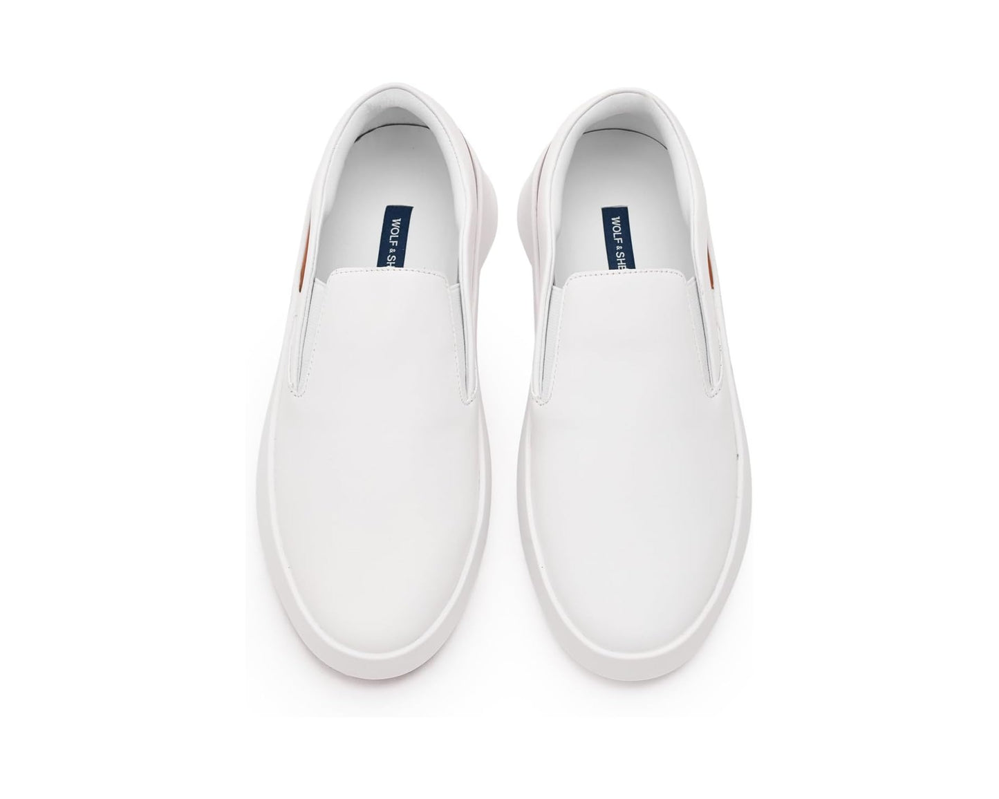 Unisex Wolf & Shepherd Cruise Slip-On White