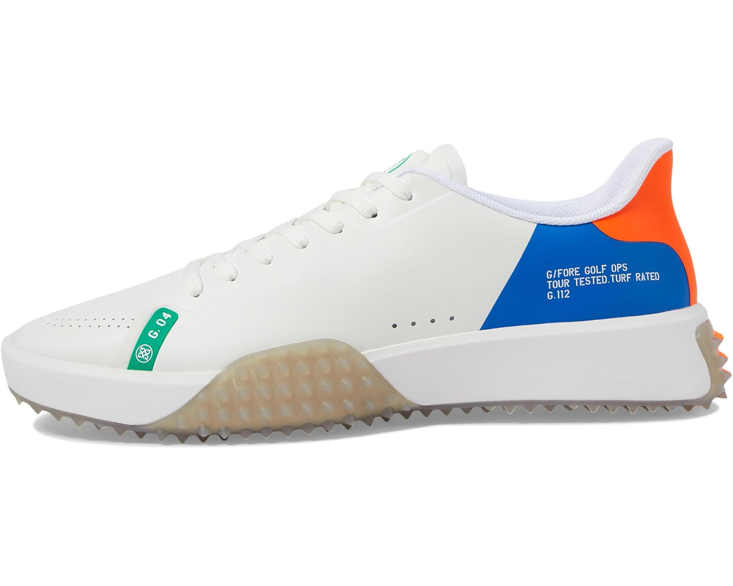 Men's GFORE G.112 P.U. Leather Colour Block Golf Shoes Snow