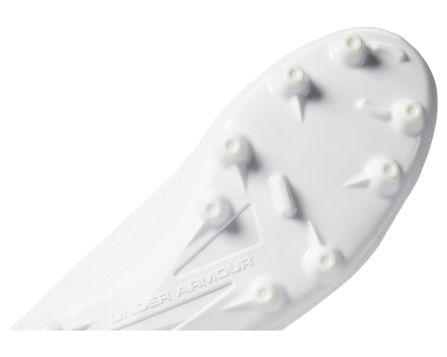 Unisex Under Armour Shadow Select 2 Football Cleats White/White Clay/Black