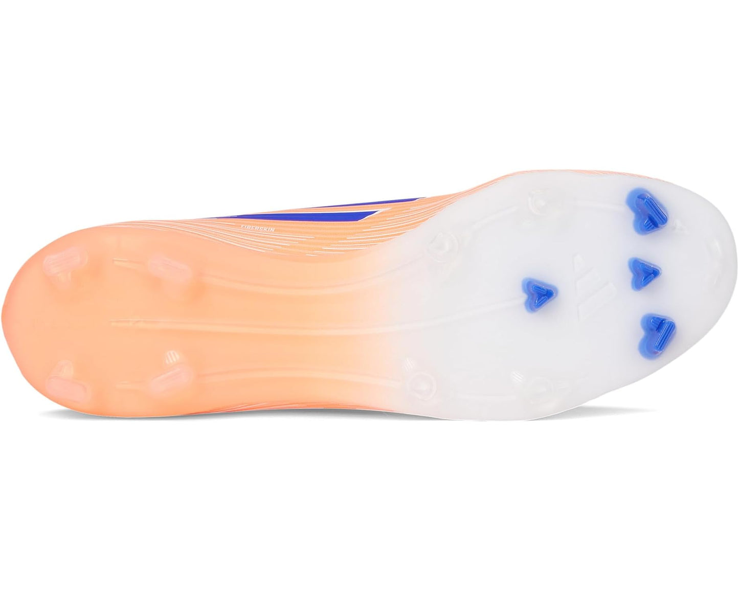 Unisex adidas F50 League Firm Ground Soccer Cleats Beam Orange/Lucid Blue/White