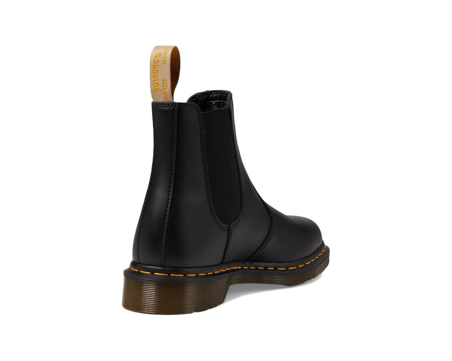 Unisex Dr. Martens 2976 Vegan Chelsea Boot Black Felix Rub Off