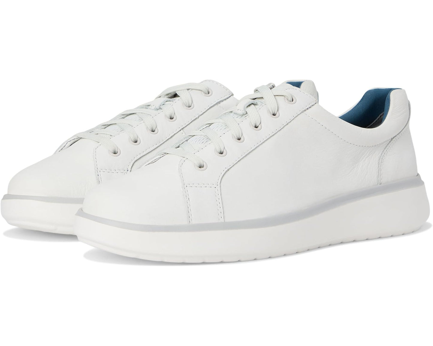 Men's Johnston & Murphy Calm Lace-To-Toe White Full Grain