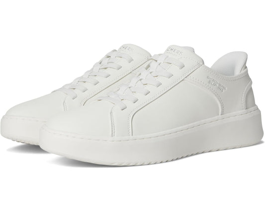 Men's SKECHERS Court Break - Double Vented Hands Free Slip-Ins White