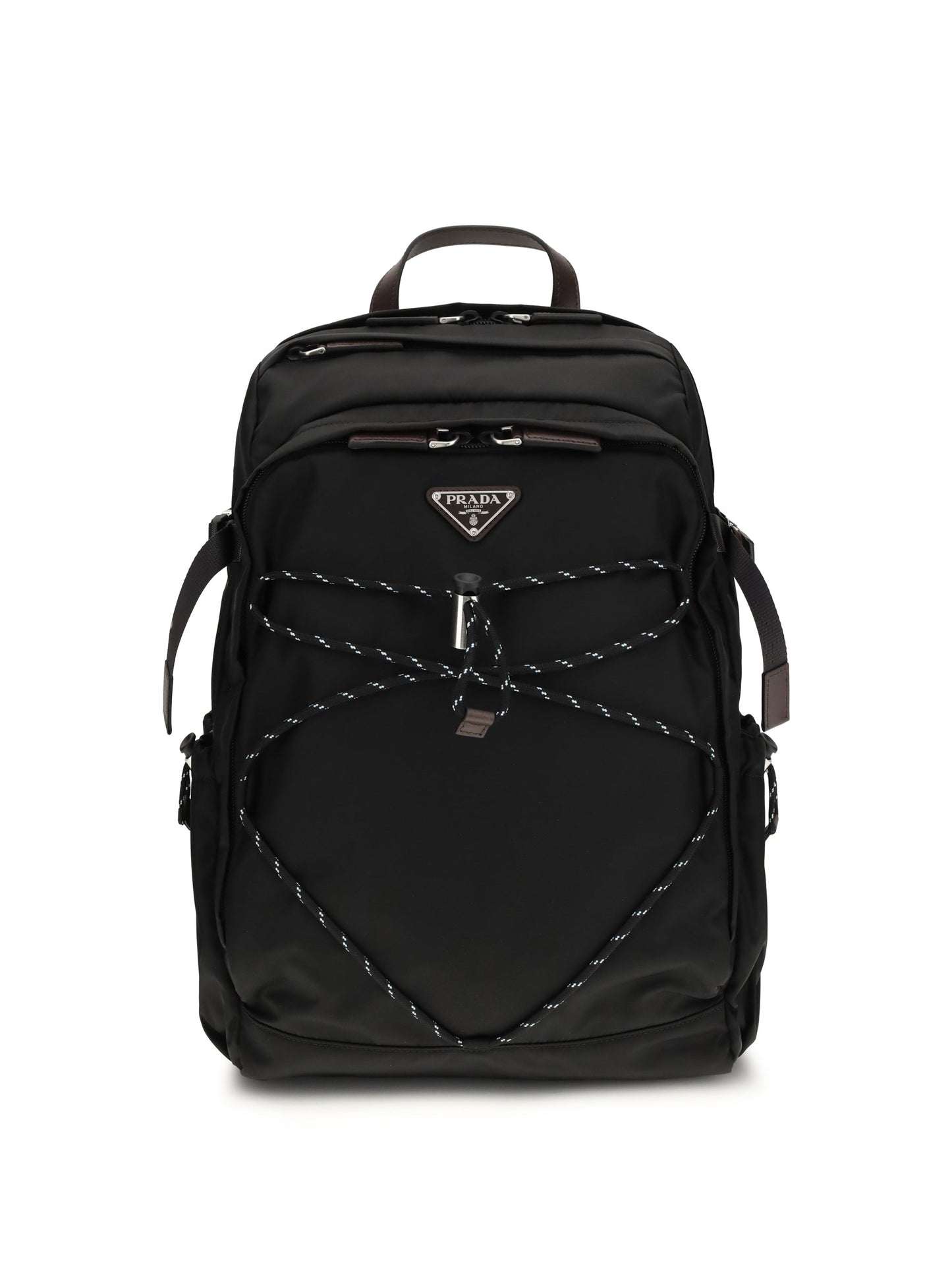 Prada Men Re-Nylon And Leather Speedrock Backpack