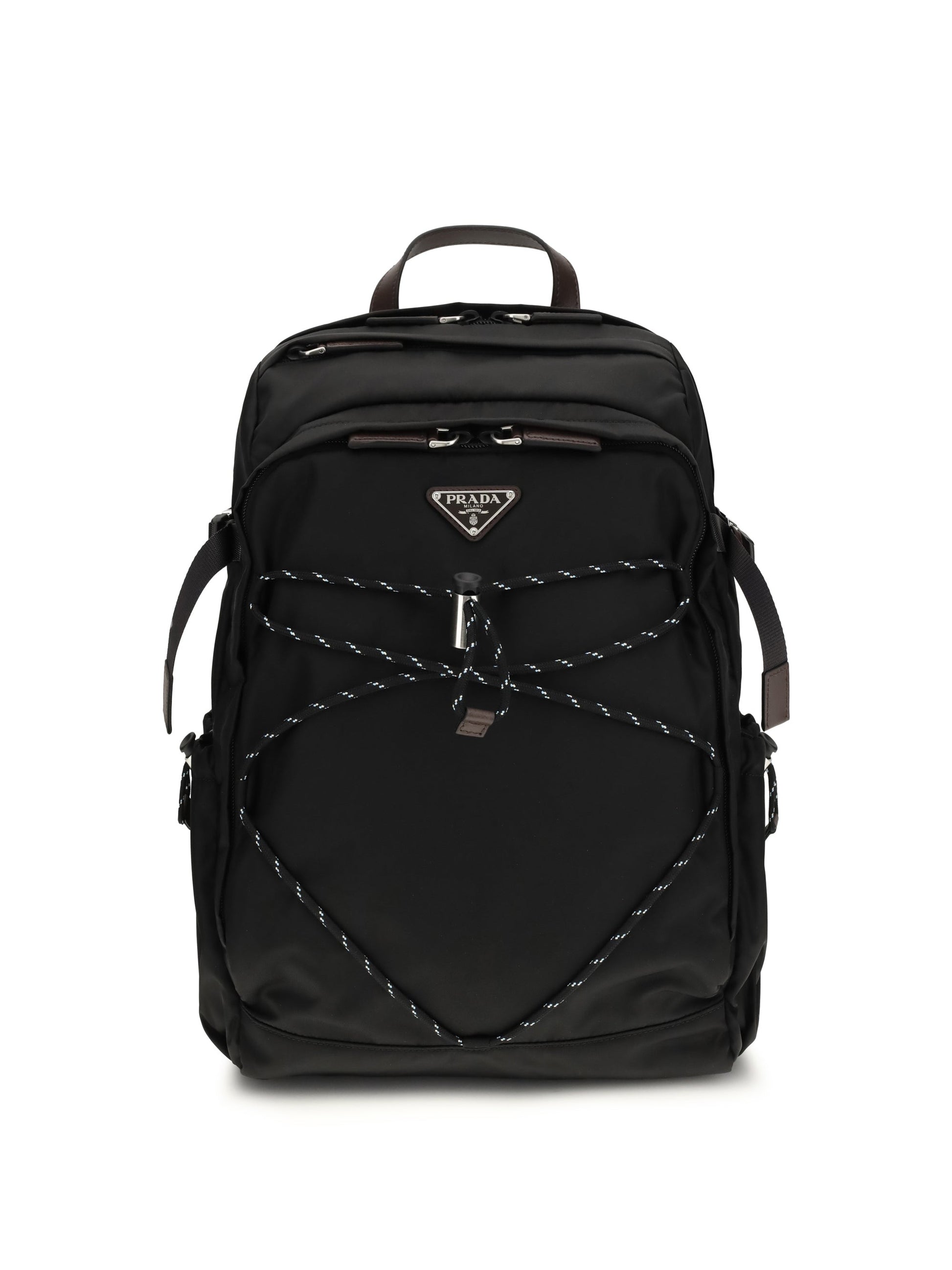 Prada Men Re-Nylon And Leather Speedrock Backpack