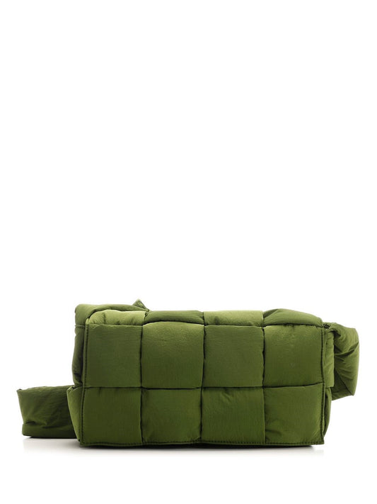 Bottega Veneta Men Avocado Nylon "Cassette" Bag