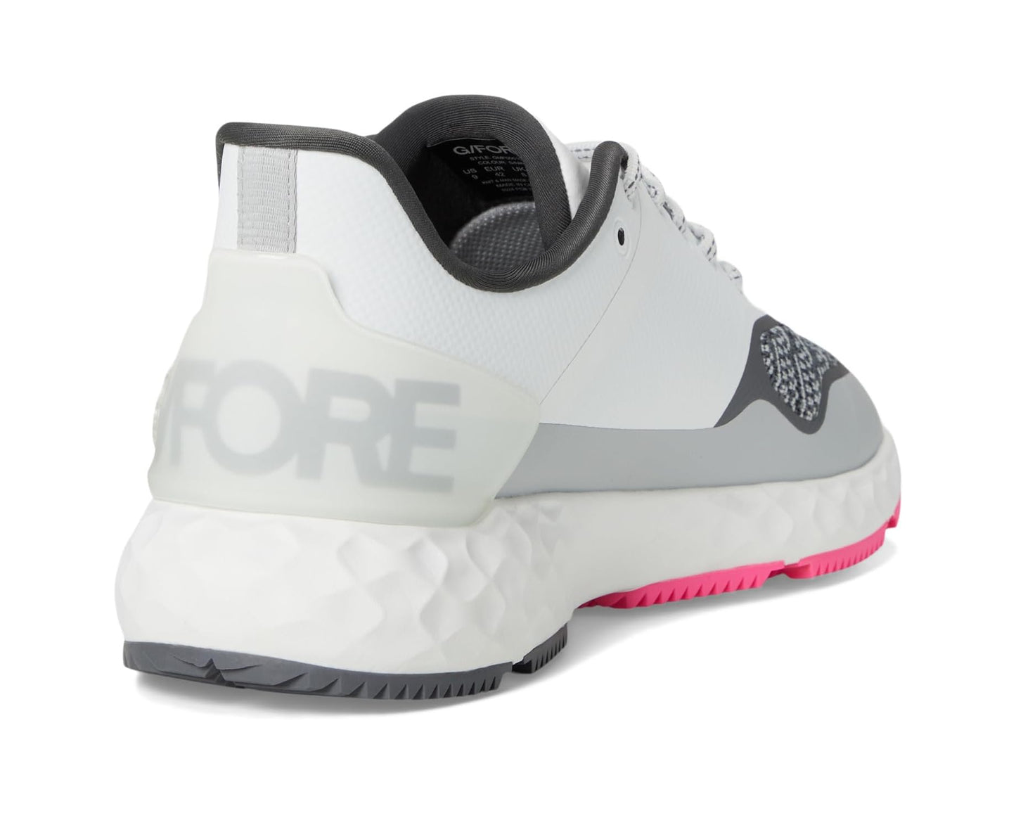 Men's GFORE MG4+ Stippled Golf Shoes Snow/Nimbus