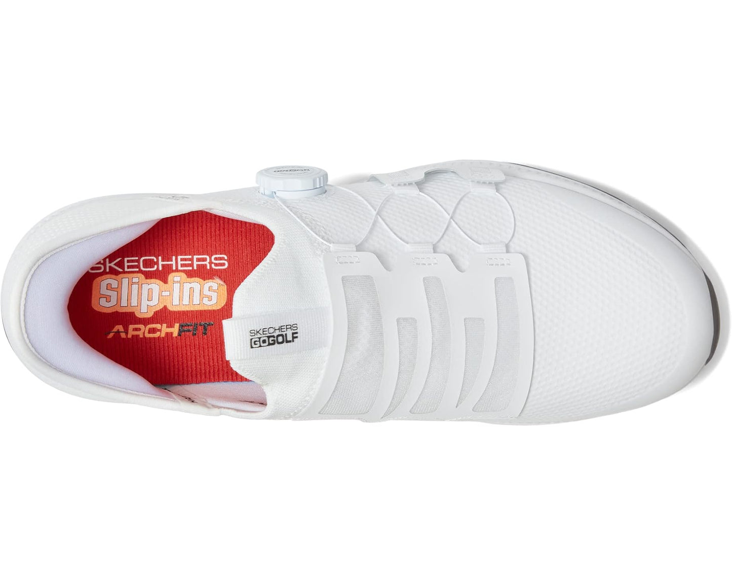 Men's Skechers GO GOLF Go Golf Elite 5 Hands Free Slip-Ins White