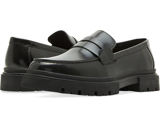 Men's Steve Madden Zephyr Black Box Leather