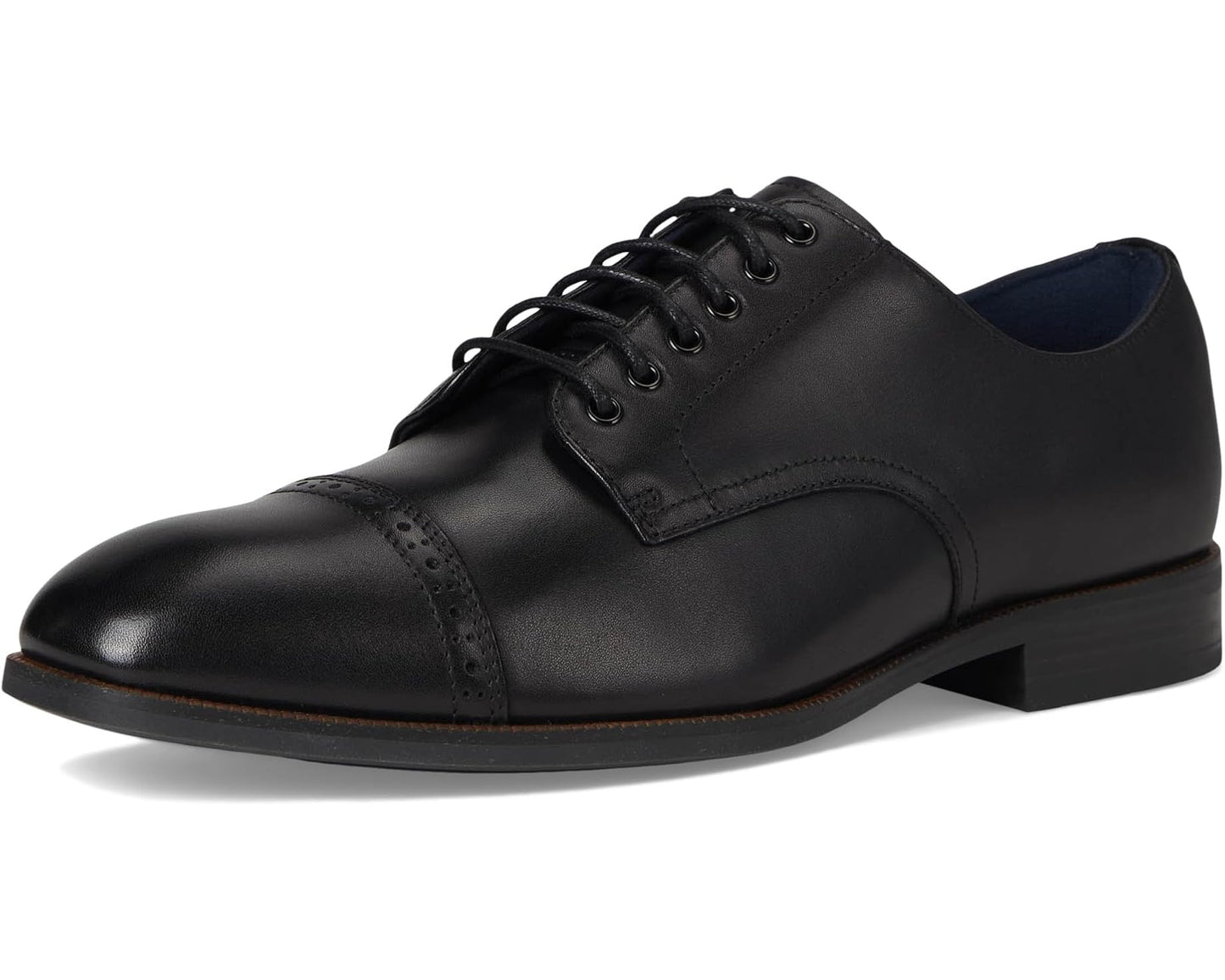 Men's Stacy Adams William Cap Toe Lace-Up Black