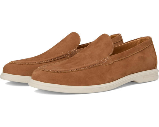 Men's Peter Millar Excursionist Nubuck Venetian Loafers Whiskey