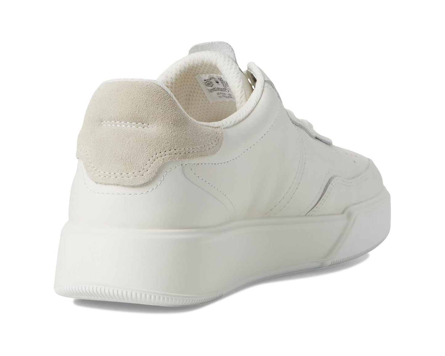 Men's ECCO Street Court Lace Sneaker White/Shadow White