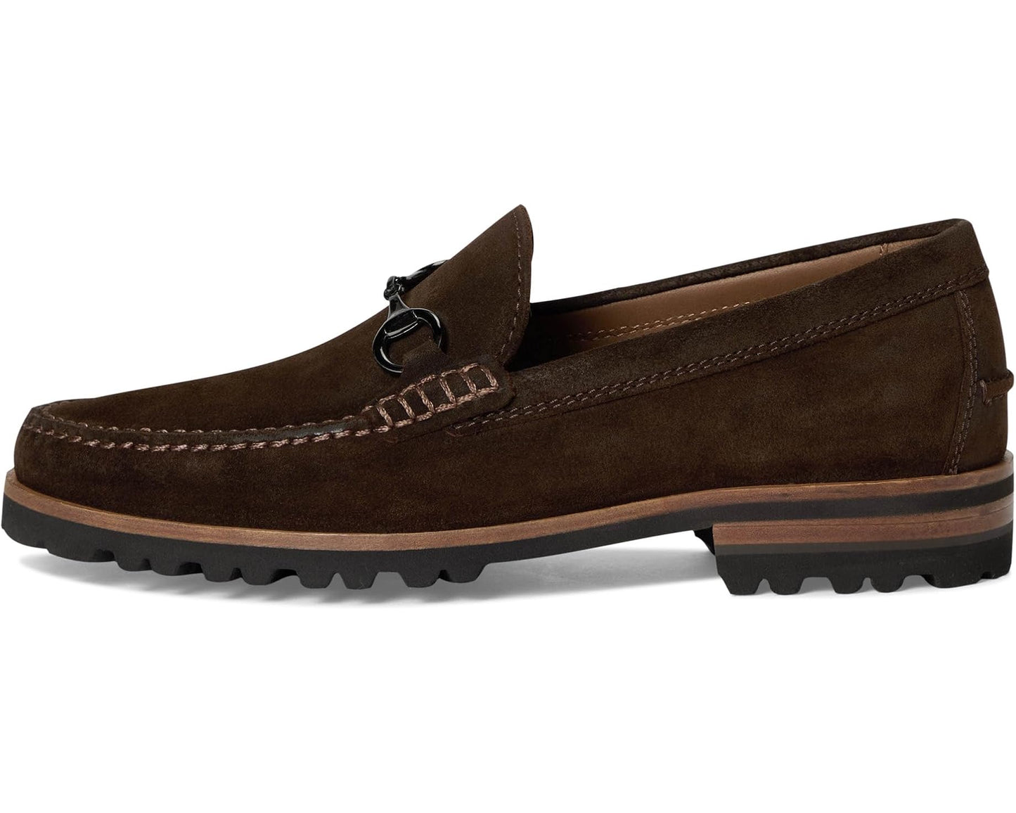 Men's Johnston & Murphy Collection Baldwin Lug Bit Brown Waxed English Suede