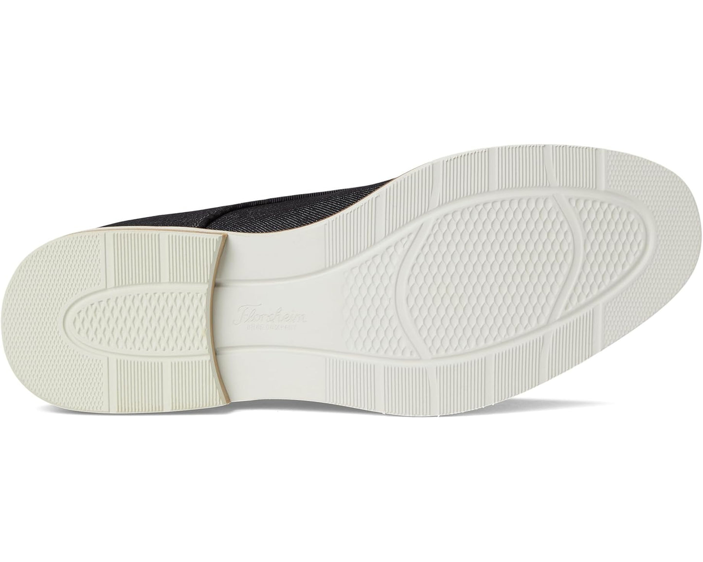 Men's Florsheim Highland Canvas Plain Toe Oxford Blalck Canvas/White Sole