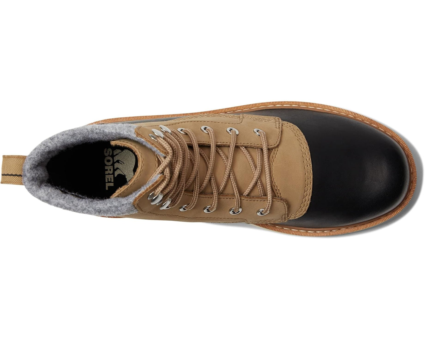Men's SOREL Slabtown 62' Caribou Waterproof Caribou Buff/Black