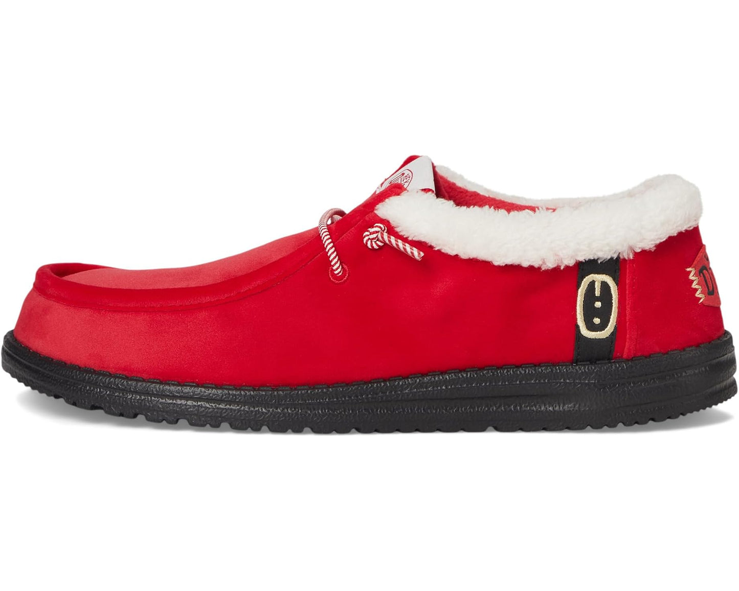 Men's Hey Dude Wally Santa Claus Red