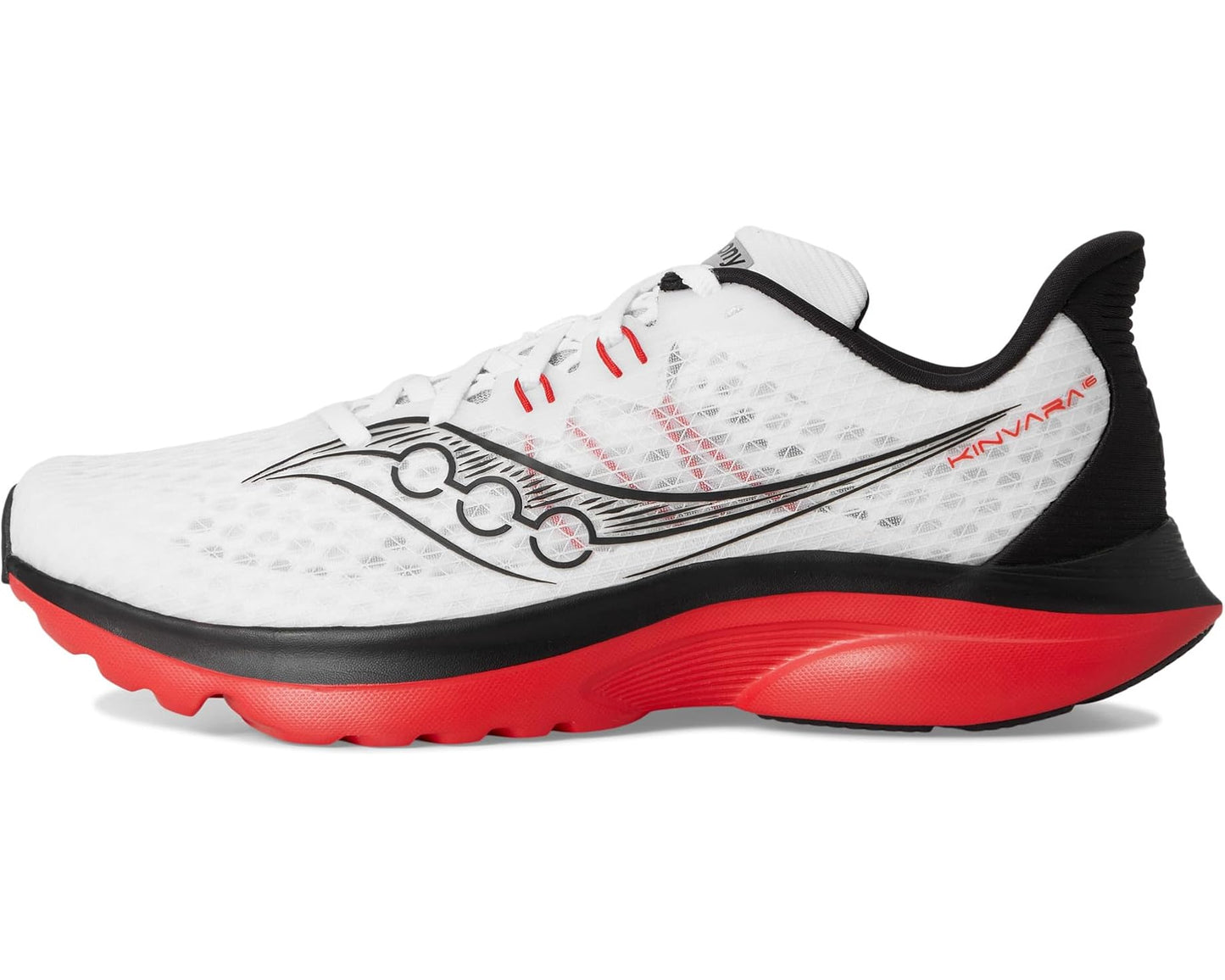 Men's Saucony Kinvara 16 White/Red