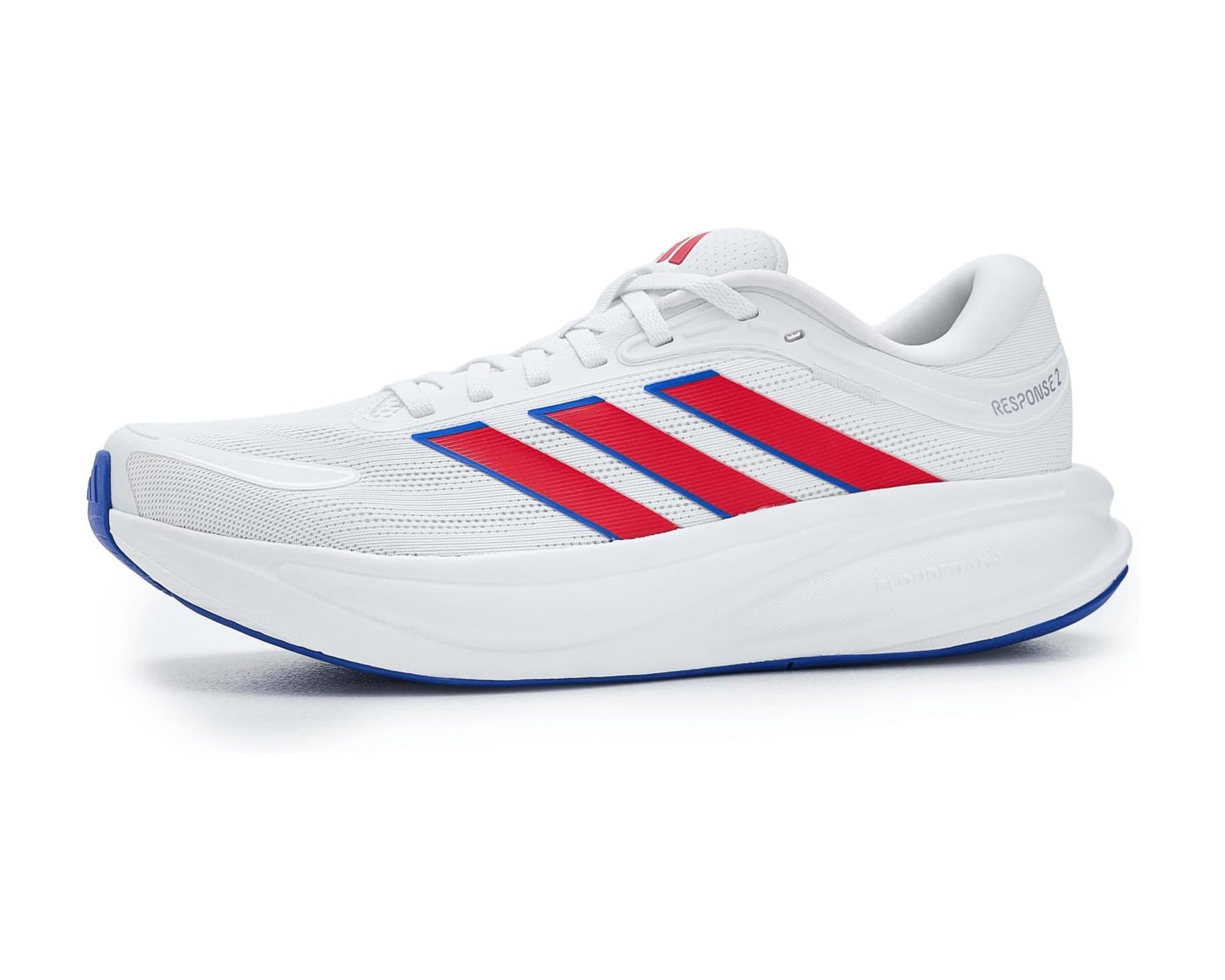 Men's adidas Response 2 Running Shoes White/Pure Ruby/Black