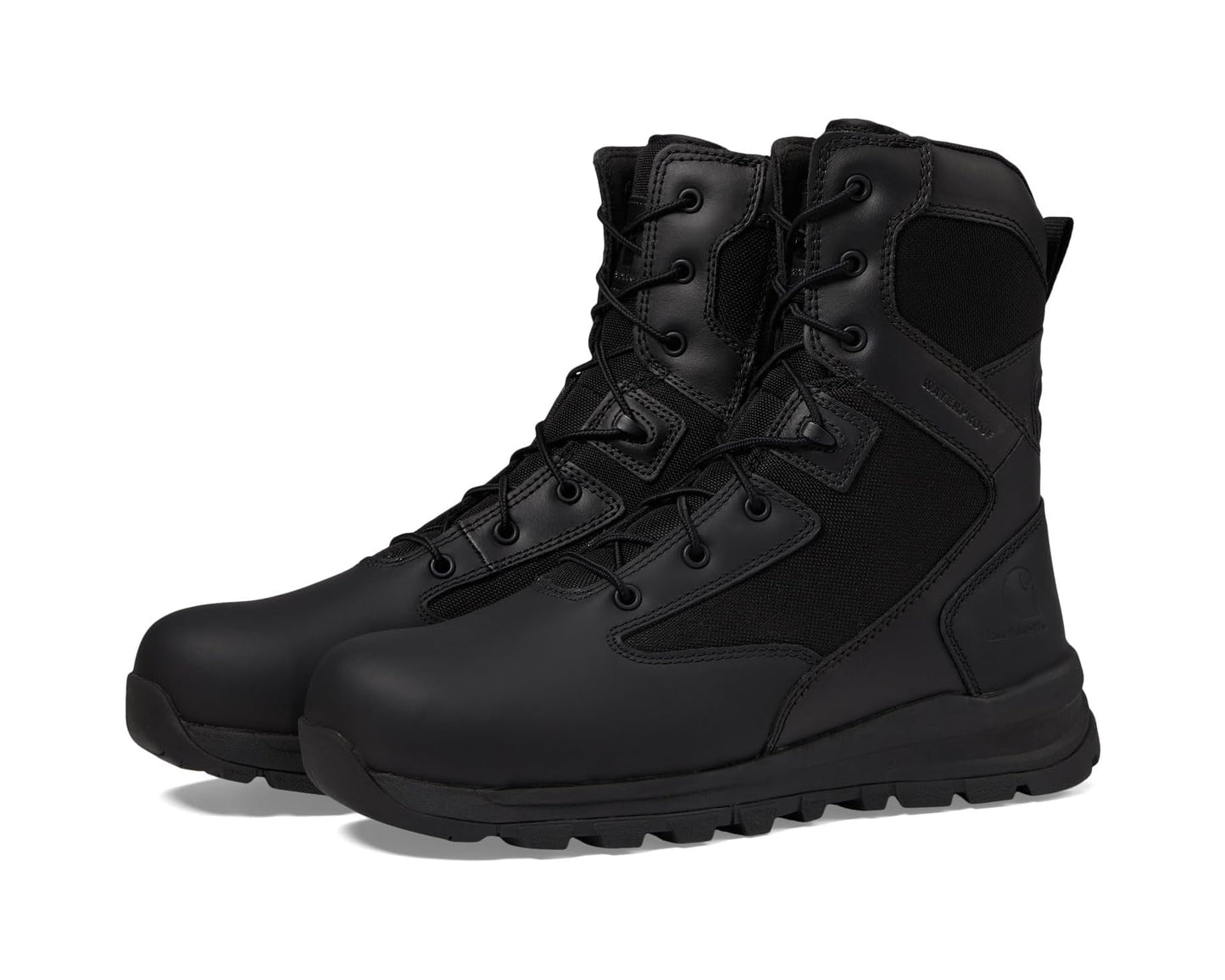 Men's Carhartt Gilmore WP 8 Side Zip Nano Toe Boot Black