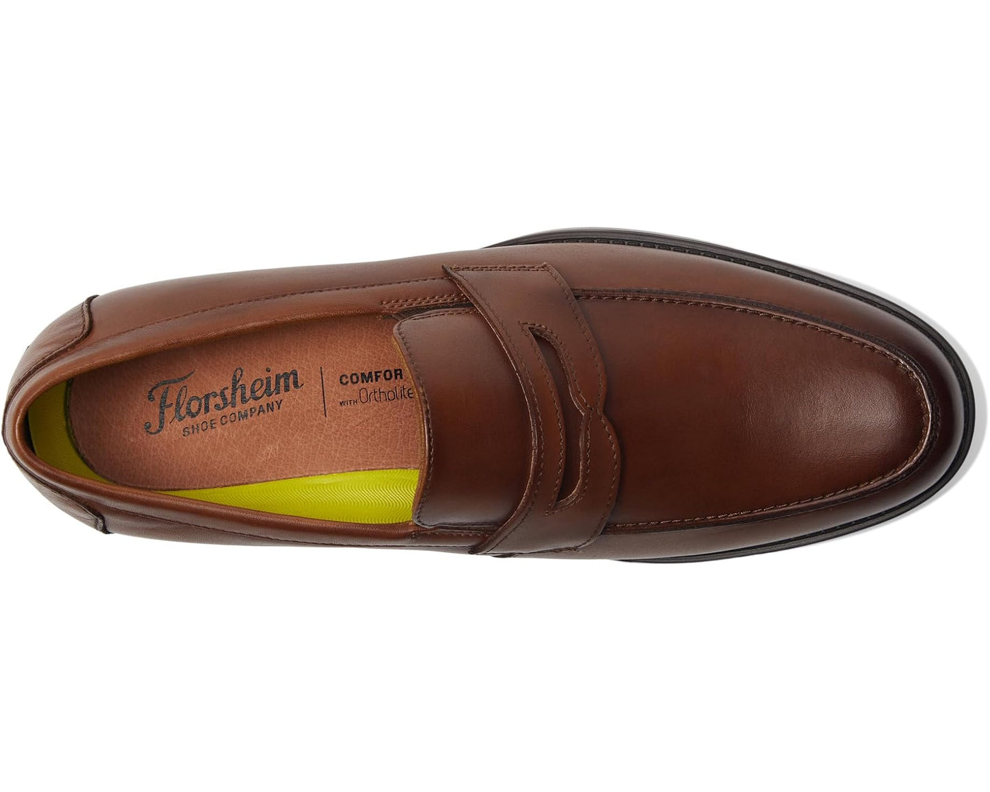 Men's Florsheim Midtown Penny Slip-On Cognac Smooth