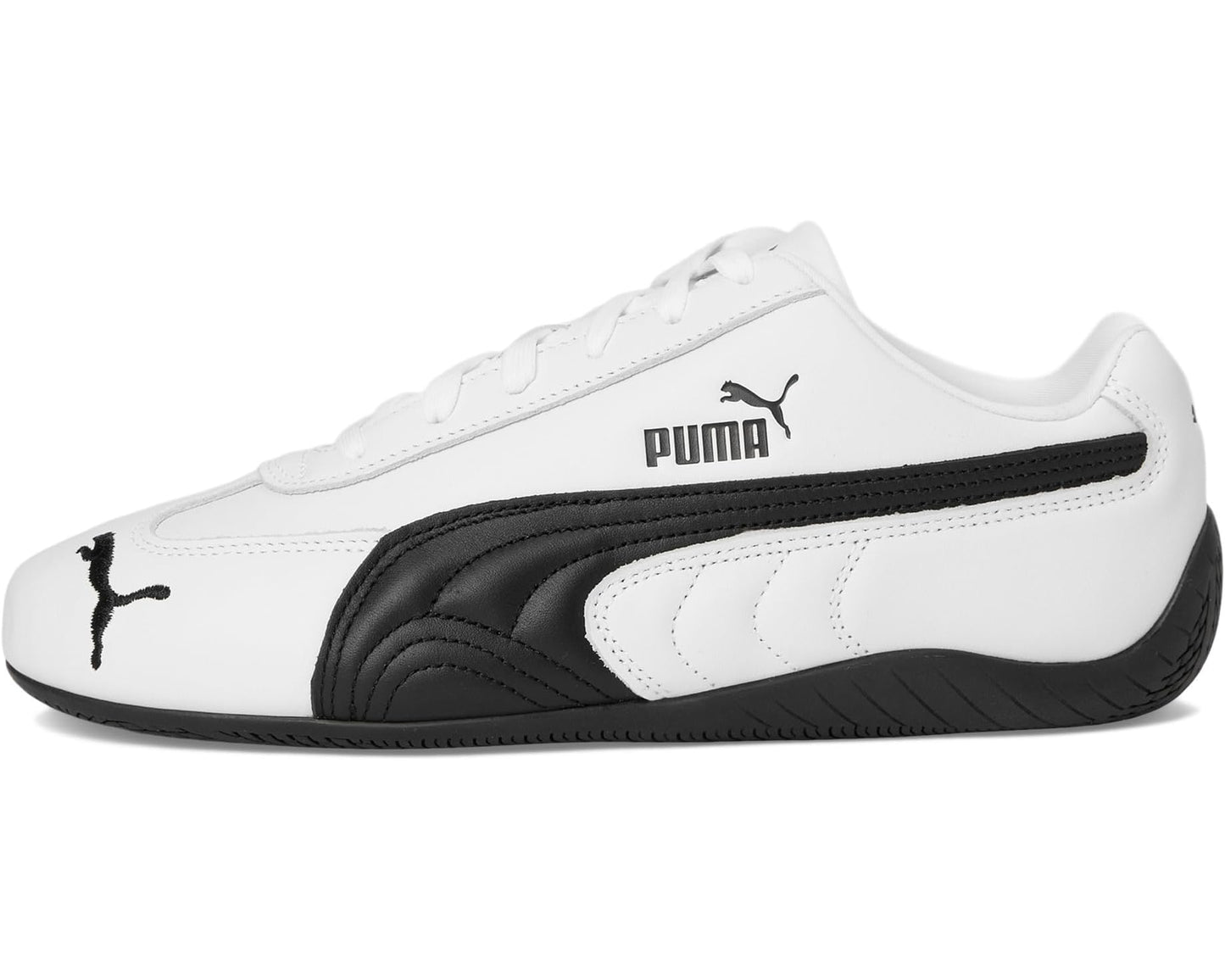 Men's PUMA Speedcat Full Leather Shoes White/Black