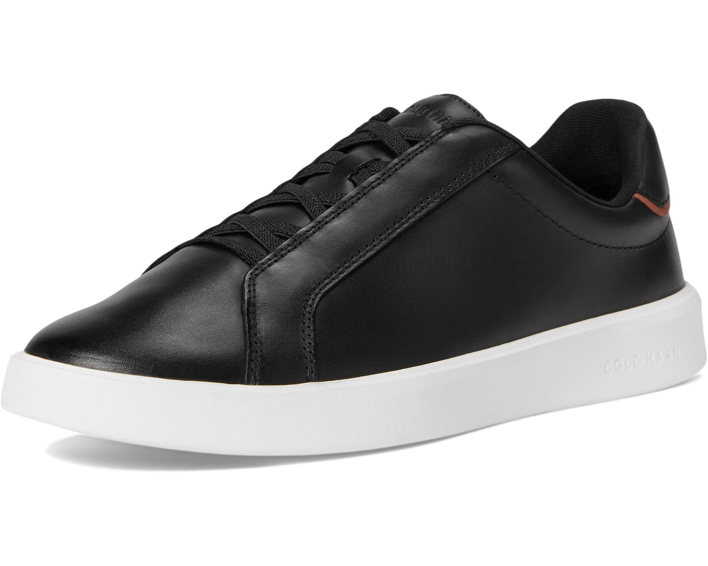 Men's Cole Haan Grand Crosscourt Daily Ltt Slip-On Sneakers Black/British Tan/Ivory
