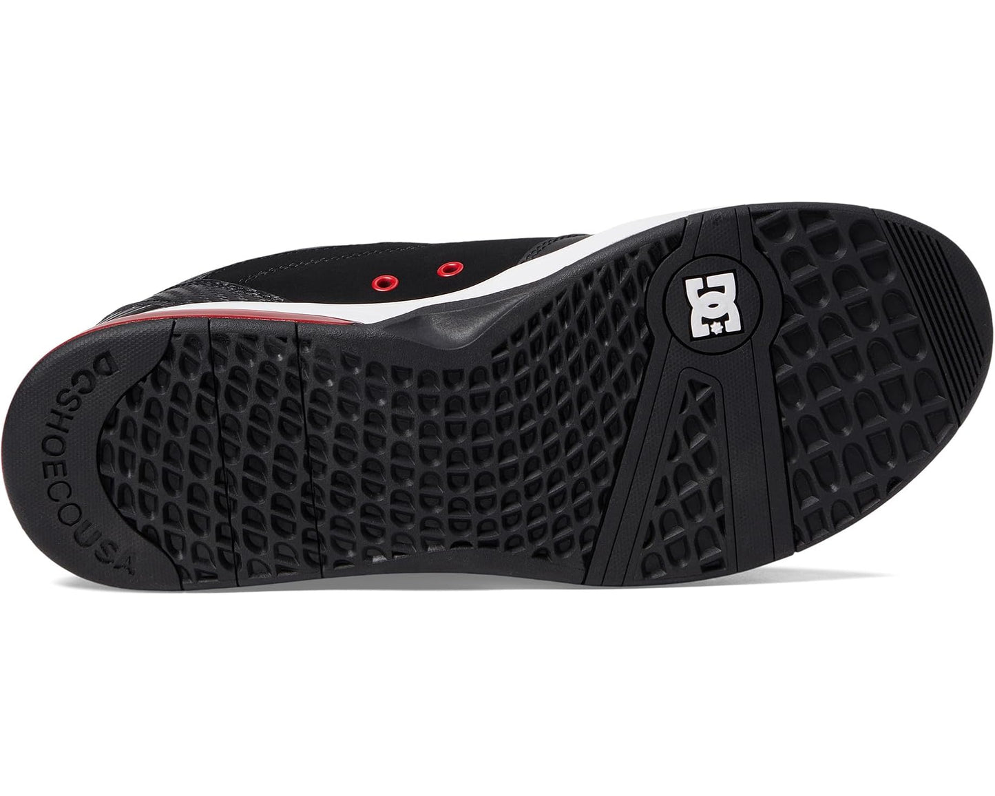Men's DC Versatile Black/White/Athletic Red 1