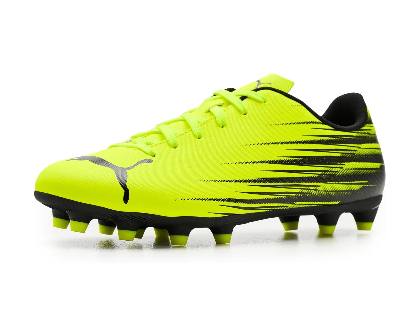 Men's PUMA Attacanto II Firm, Artificial Ground Soccer Cleats Yellow Alert/Black