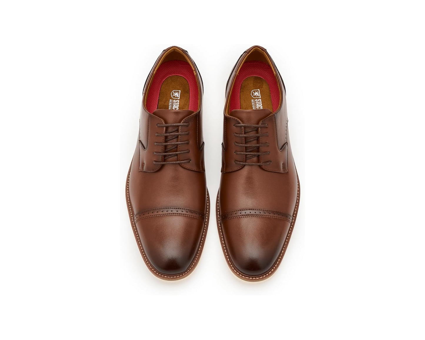 Men's Stacy Adams Vogel Cap Toe Oxford Cognac